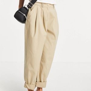 high waisted petite asos pants
